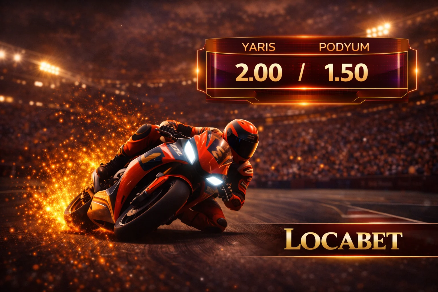 Locabet sanal spor nasıl çalışır — hız ve simülasyon yarışı görseli